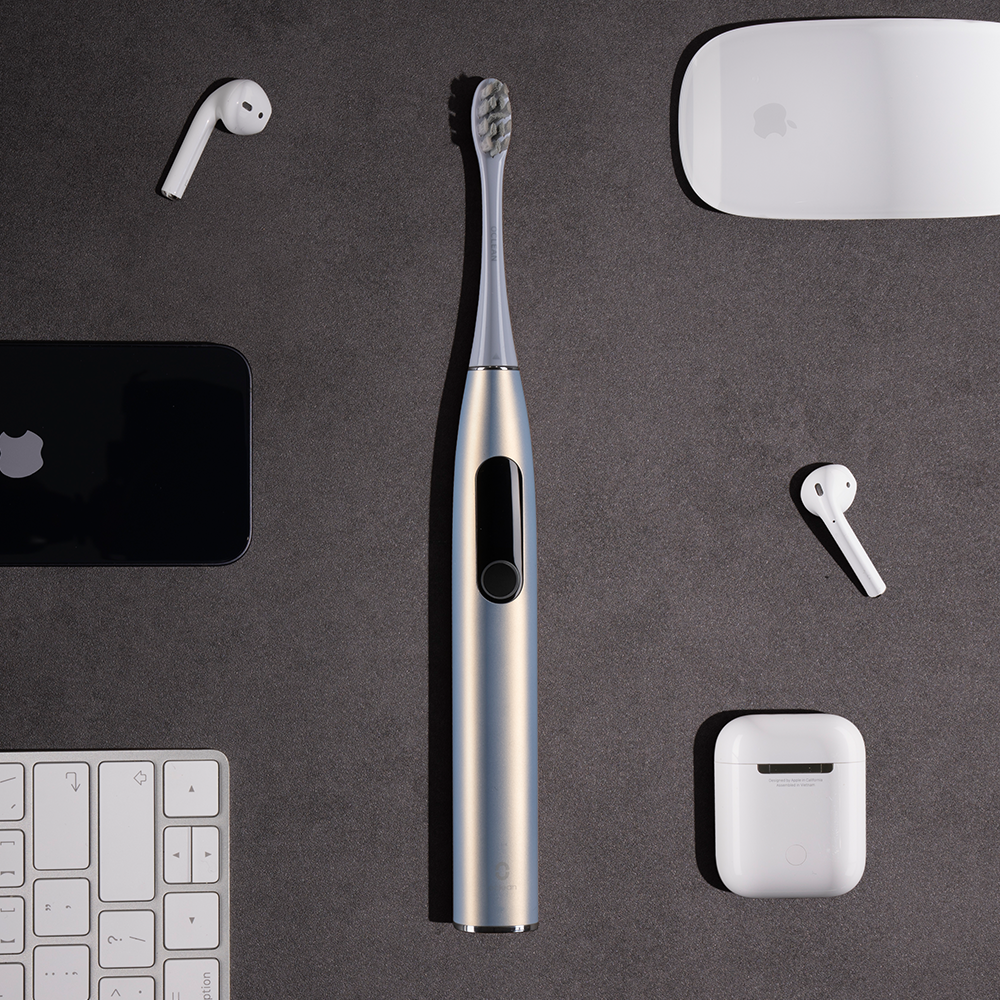 Электрическая зубная щетка Oclean X Pro Digital (серебрянный)