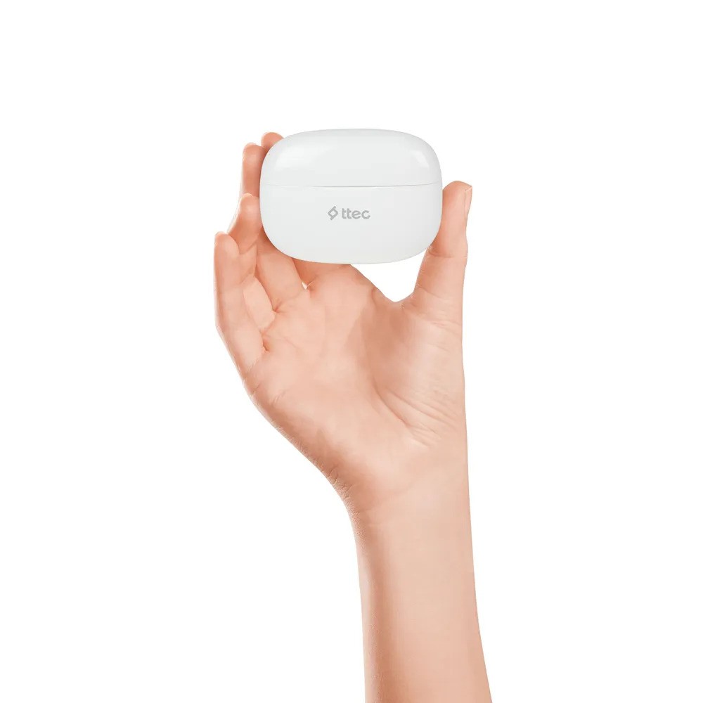 Беспроводные наушники TTEC AirBeat Snap TWS Headset (белый)