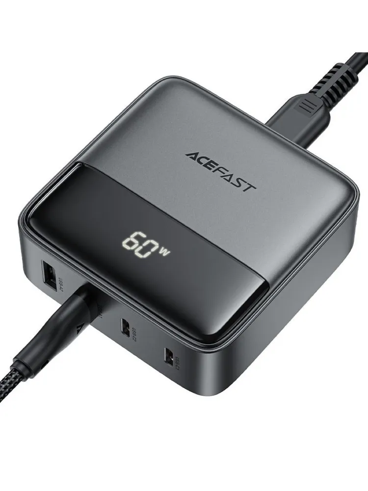 Зарядное устройство ACEFAST PD Z6 65W GaN (2xUSB-C+2xUSB-A, черный)
