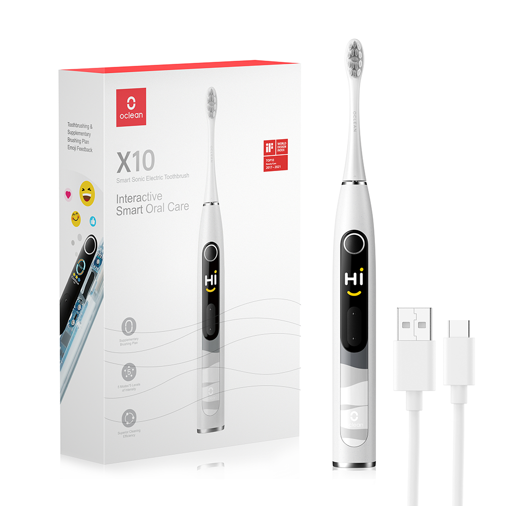 Электрическая зубная щетка Oclean X10 (серый)