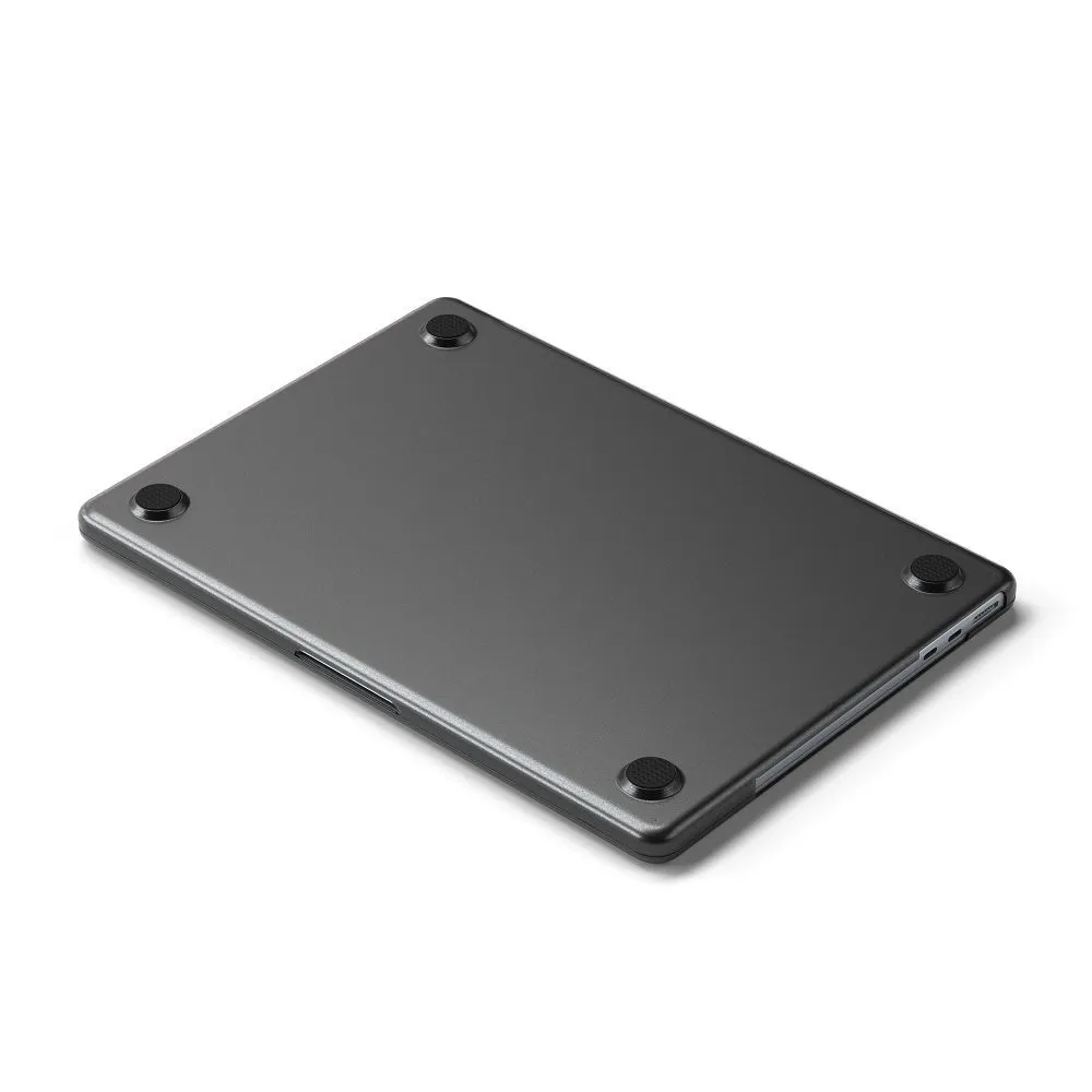 Чехол-накладка Satechi Eco-Hardshell Case For Macbook Air M2 (темный-прозрачный)