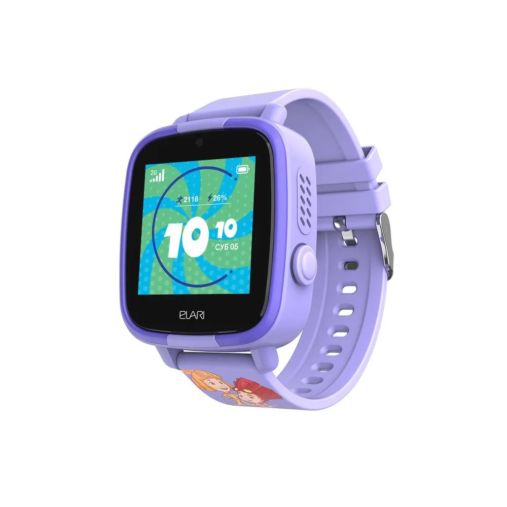 Детские умные часы Elari FixiTime Fun (фиолетовый)