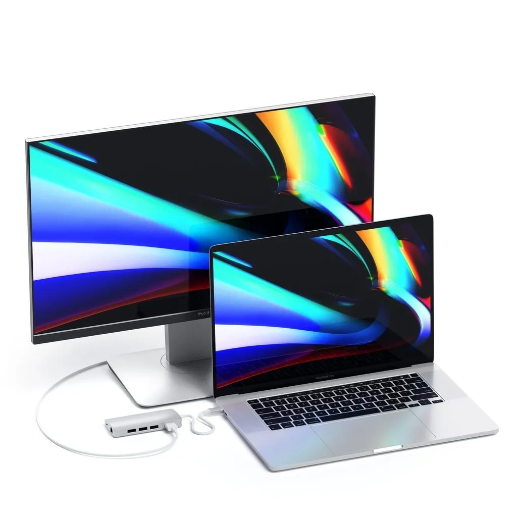 Адаптер Satechi Aluminum Multi-Port Adapter V2 (серебристый)
