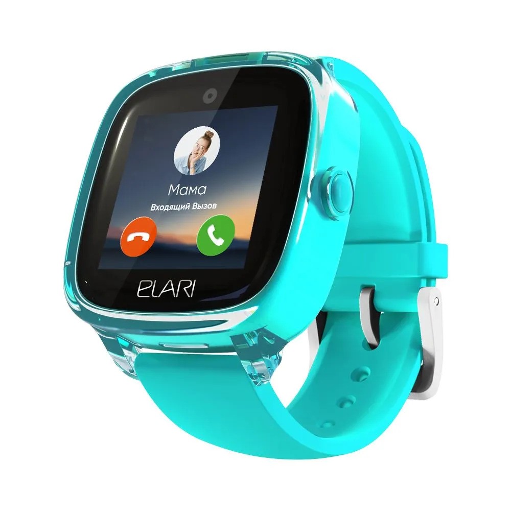 Детские умные часы Elari KidPhone Fresh 4G (зеленый)