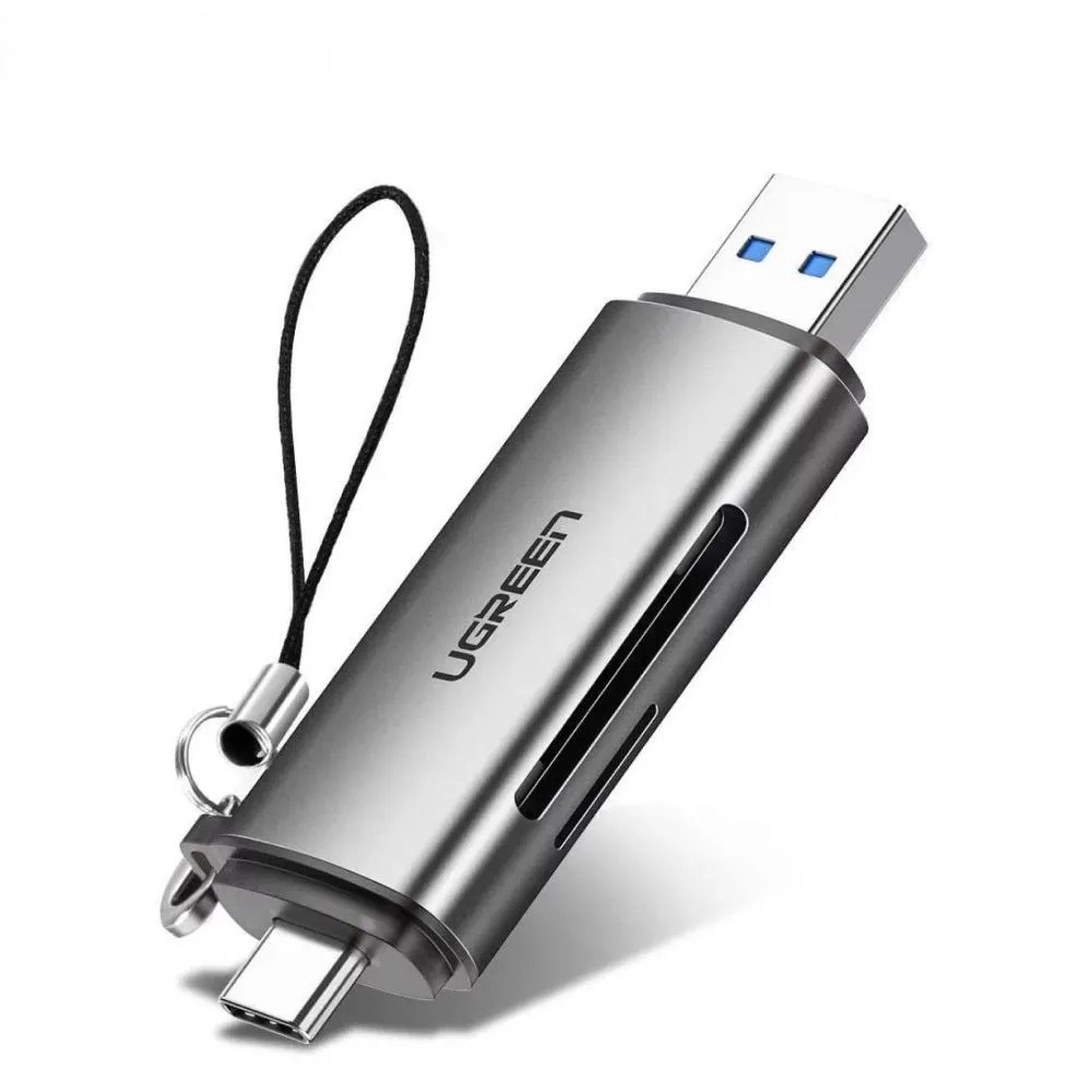 Картридер UGREEN CM185 (серый)