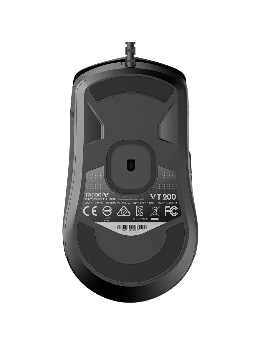 Проводная мышь Rapoo VT200 (черный)
