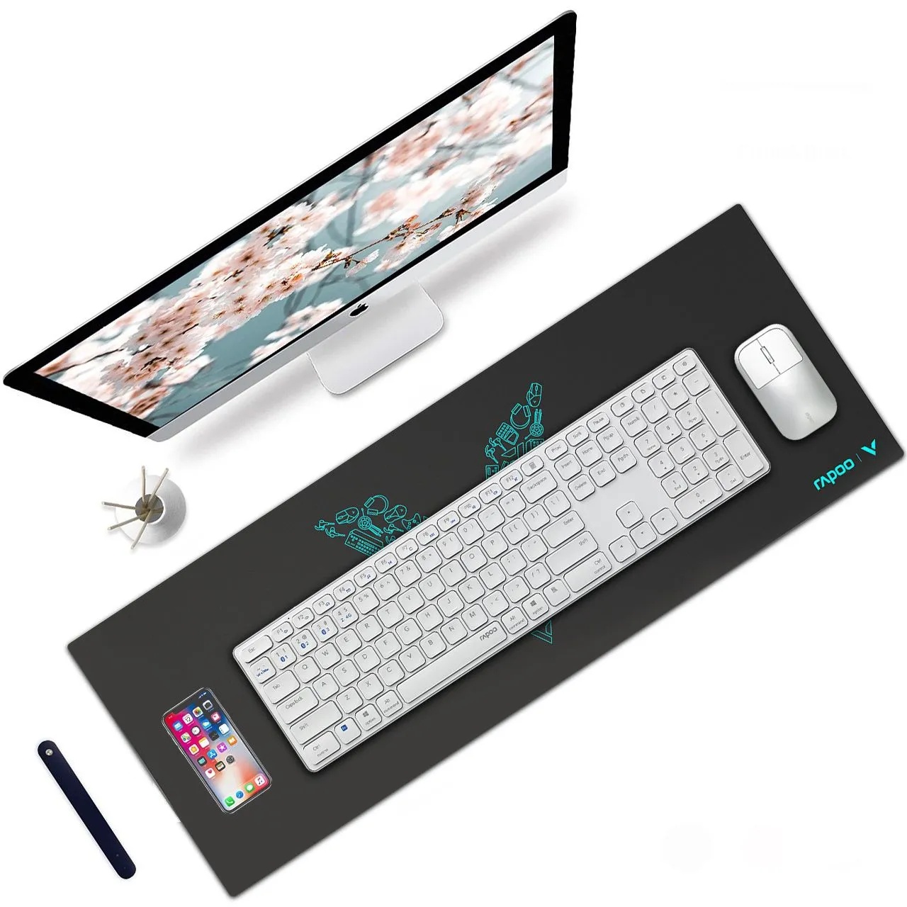 Игровой коврик для мышки Rapoo V1L (черный)