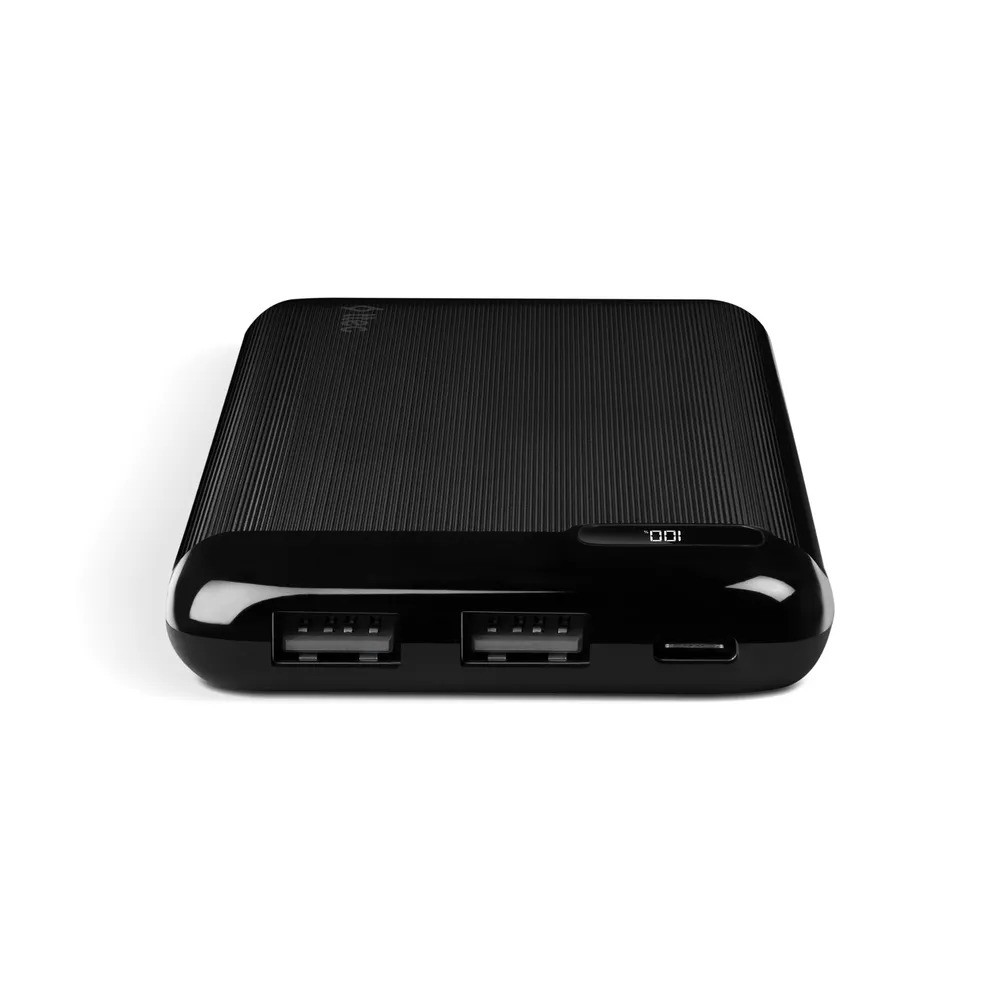 Внешний аккумулятор TTEC PowerSlim LCD 20000 mAh (черный)