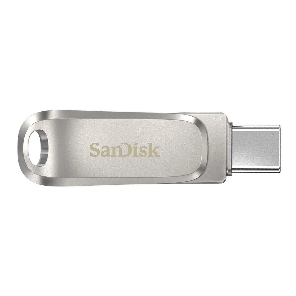 Флеш-накопитель SanDisk Ultra Dual Drive Luxe (1 ТБ, серебристый)