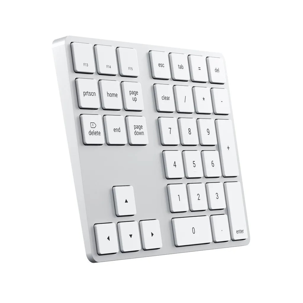 Беспроводной блок клавиатуры Satechi Aluminum Extended Keypad (серебристый)