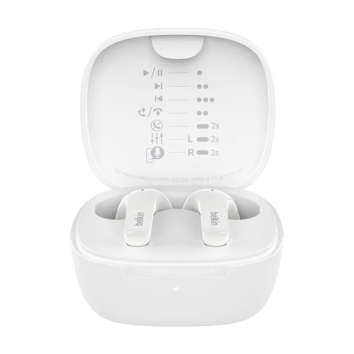 Беспроводные наушники Belkin SoundForm Motion True Wireless Earbuds (белый)
