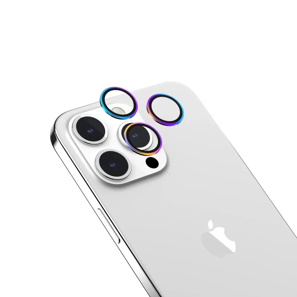 Защита линз SwitchEasy LenzGuard Lens Protector (для Apple iPhone 15 6.1'' Pro/6.7'' Pro Max, радужный)