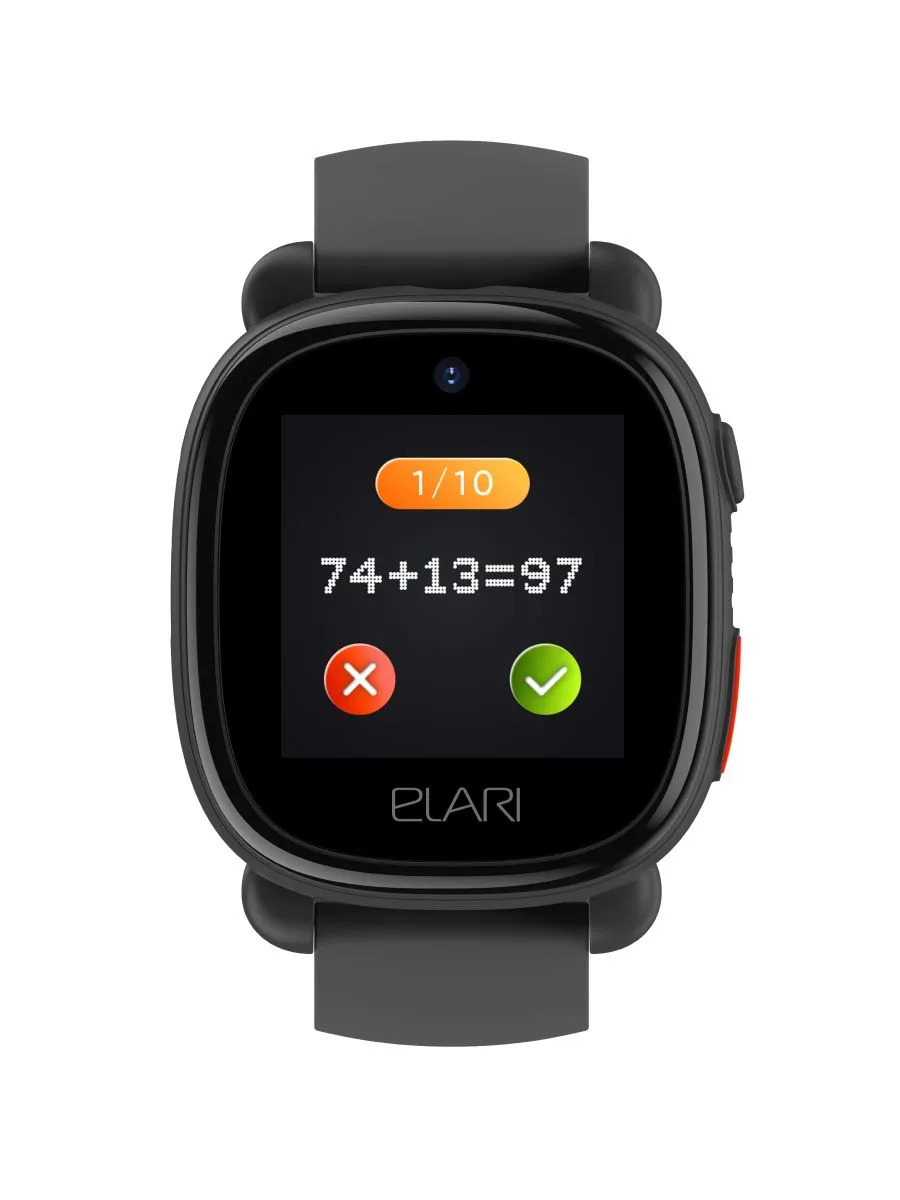Детские умные часы Elari 4G Lite (черный)