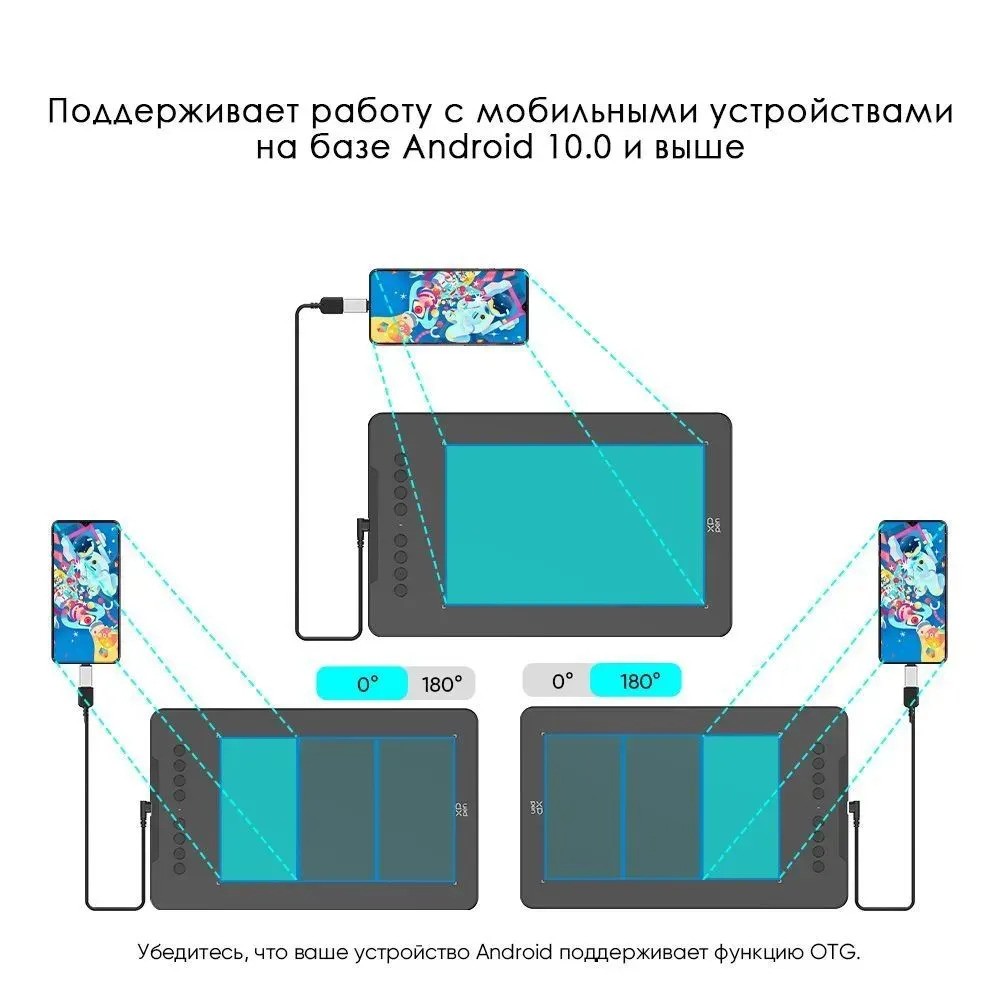 Графический планшет XPPen Deco 01 V3 (зеленый)