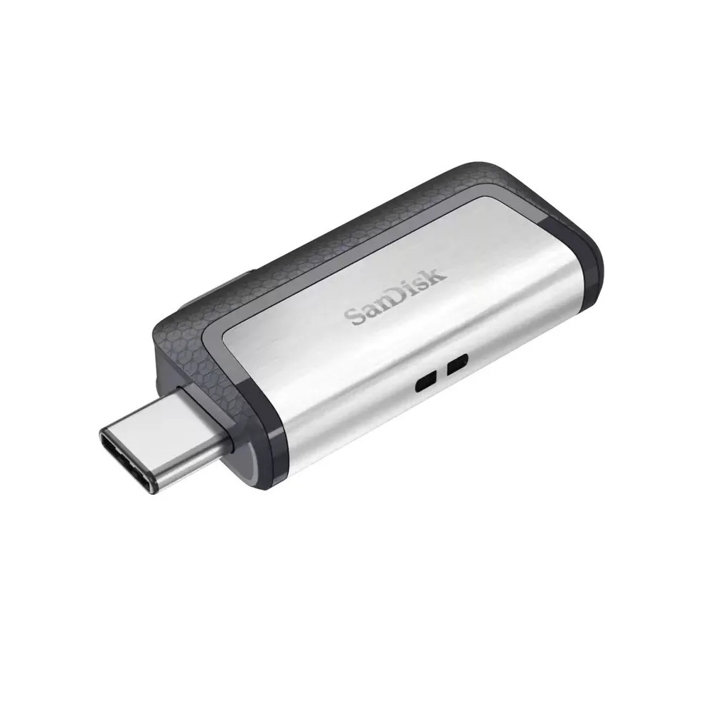 Флеш-накопитель SanDisk Ultra Dual Drive (256 ГБ, серебристый)