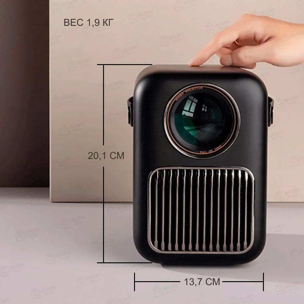 Портативный проектор Wanbo Projector T6R Max (черный)