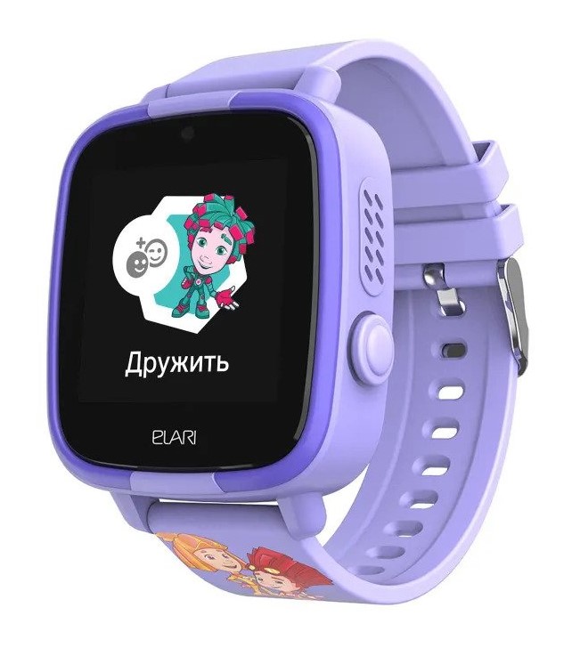 Детские умные часы Elari FixiTime Fun (фиолетовый)