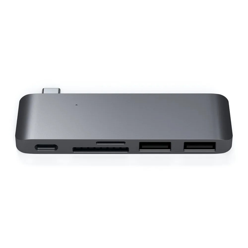 USB-хаб Satechi Type-C USB 3.0 Passthrough Hub (серый)