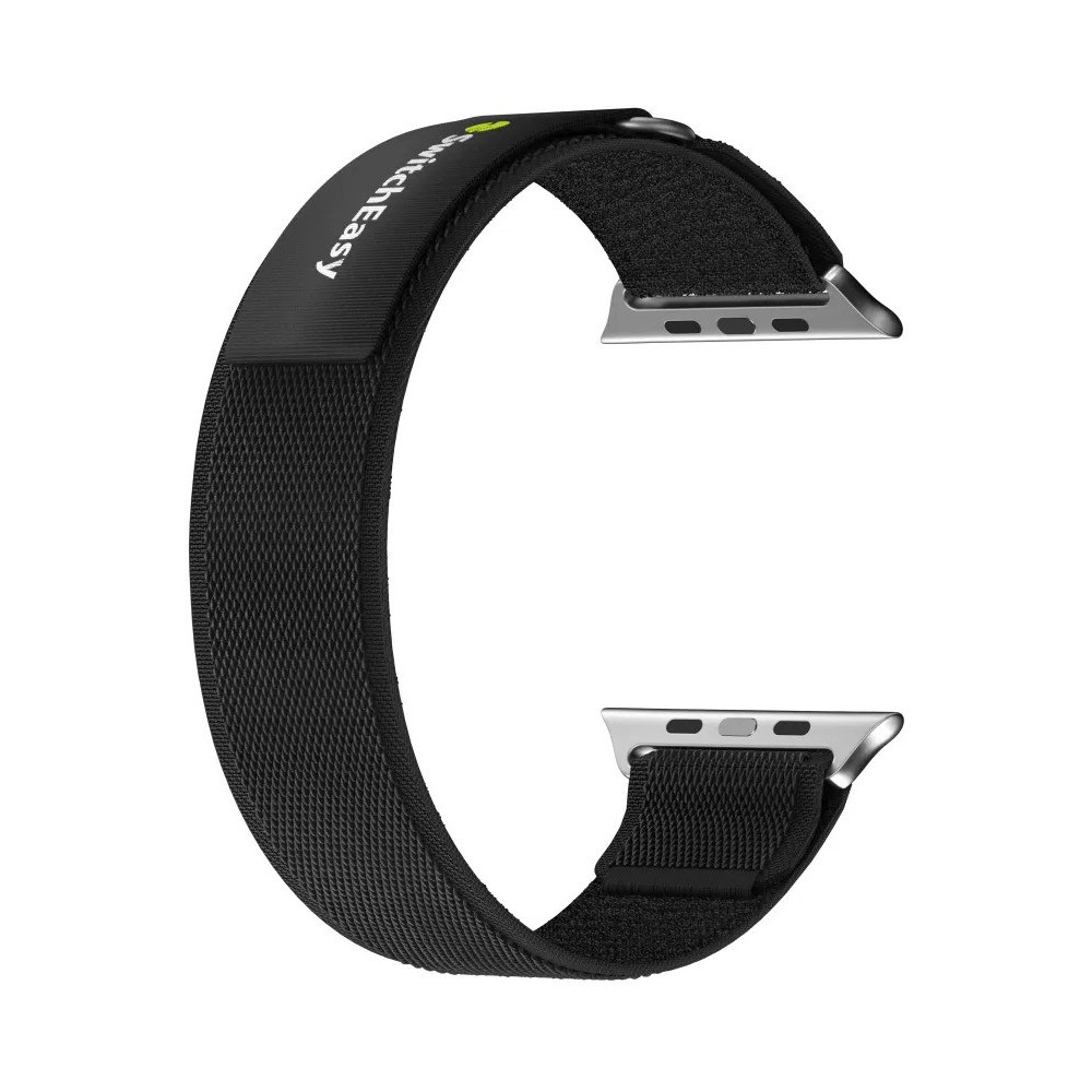 Ремешок для часов SwitchEasy SAW341161BK23 Flex Woven Nylon Watch Loop (для Apple Watch 38/40/41mm, черный)