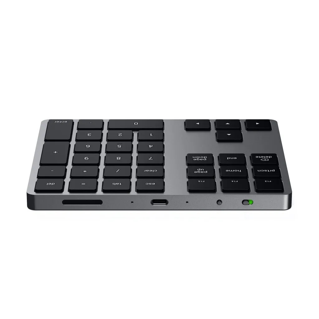 Беспроводной блок клавиатуры Satechi Aluminum Extended Keypad (серый)