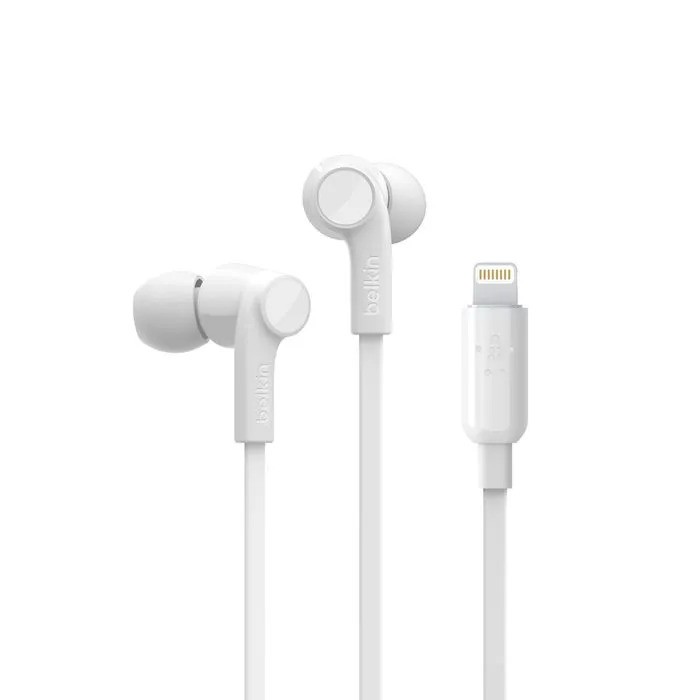 Проводные наушники Belkin Soundform Headphones with Lightning Connector (белый)