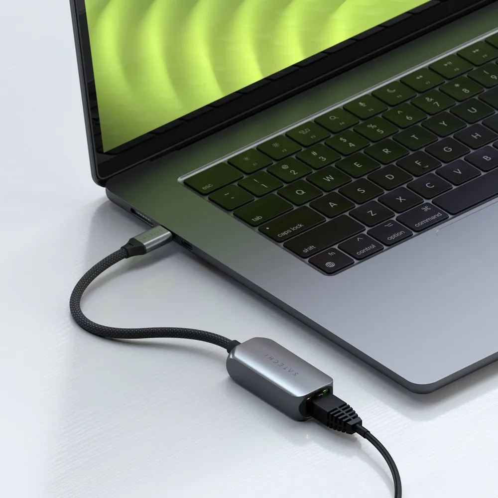 Адаптер Satechi USB-C 2.5 Gigabit Ethernet Adapter (серый)