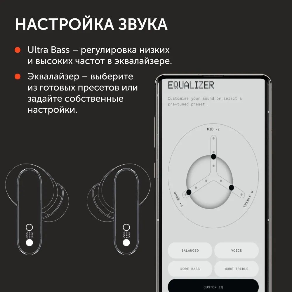 Беспроводные наушники CMF by Nothing Buds Pro (оранжевый)