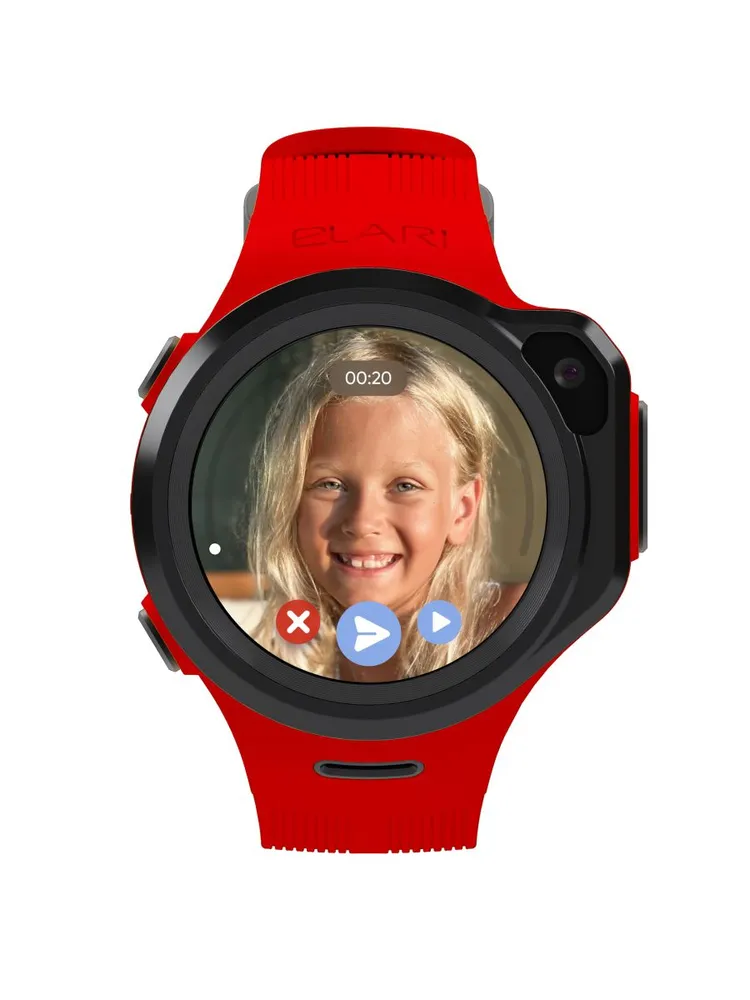 Детские умные часы Elari 4GR M (красный)