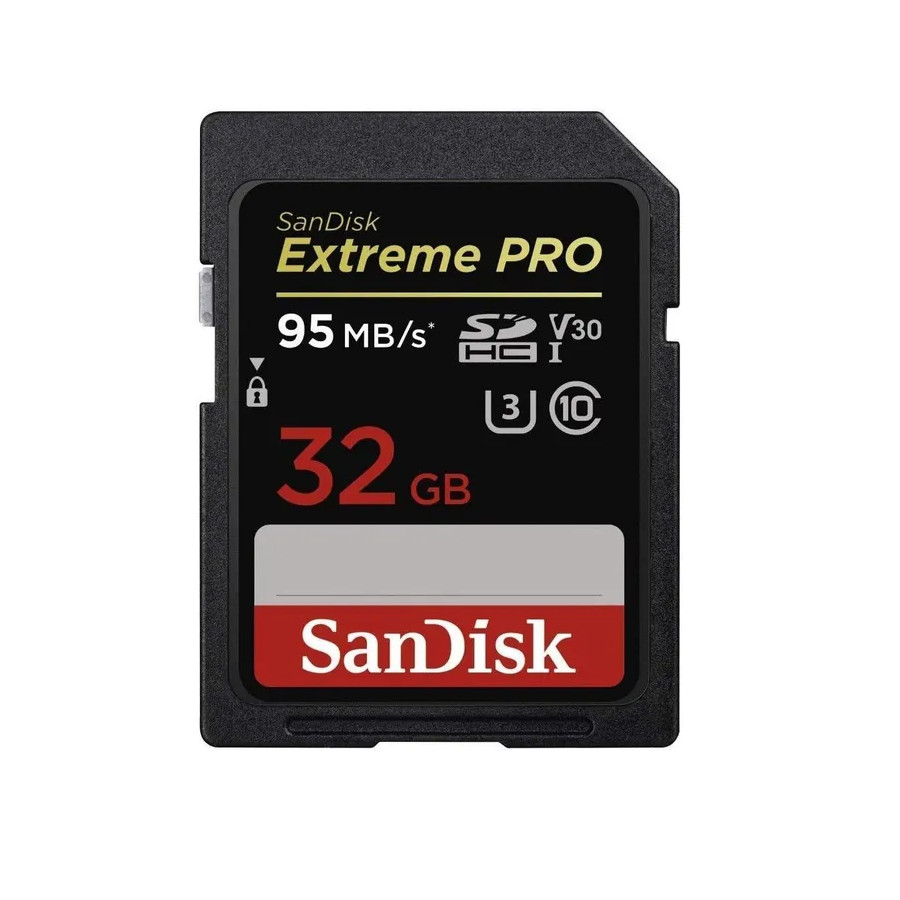 Карта памяти SanDisk Extreme Pro SDHC (32 ГБ, черный)