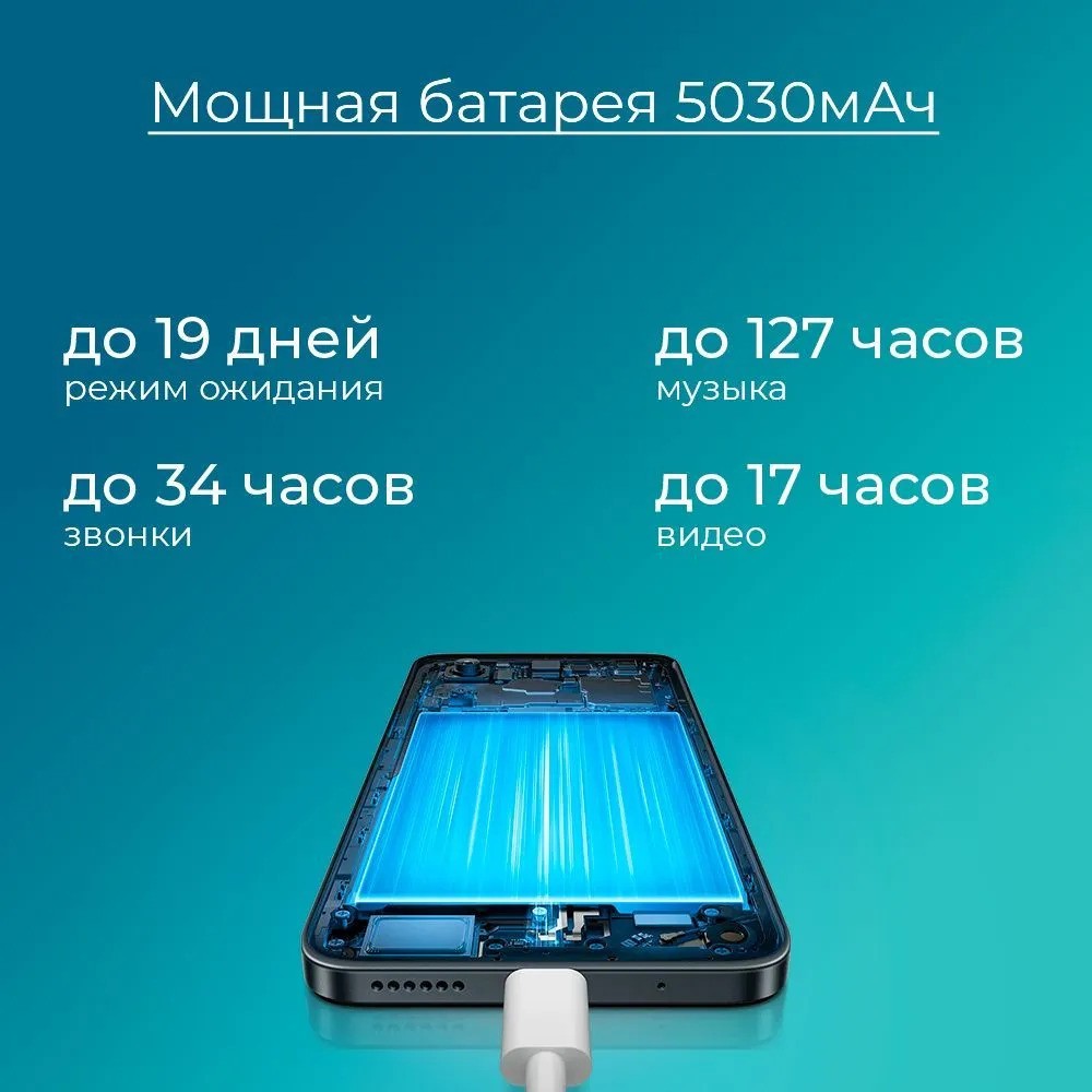 Смартфон Xiaomi Redmi 13 6/128 (черный)