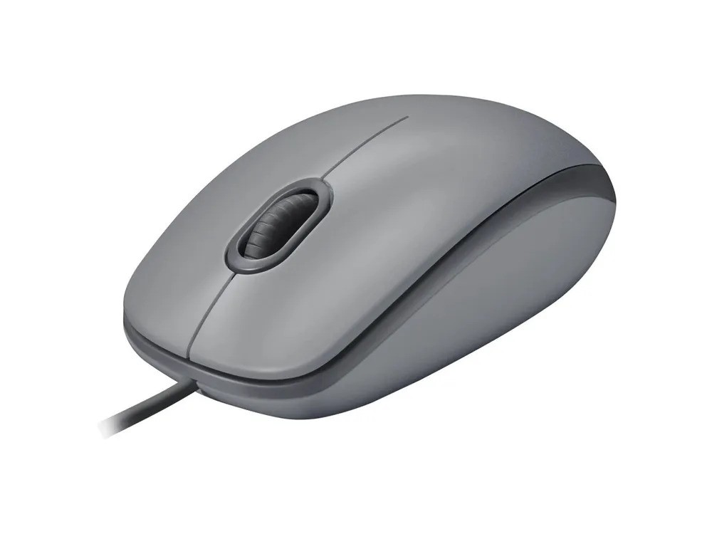 Мышь проводная Logitech M110 (серый)