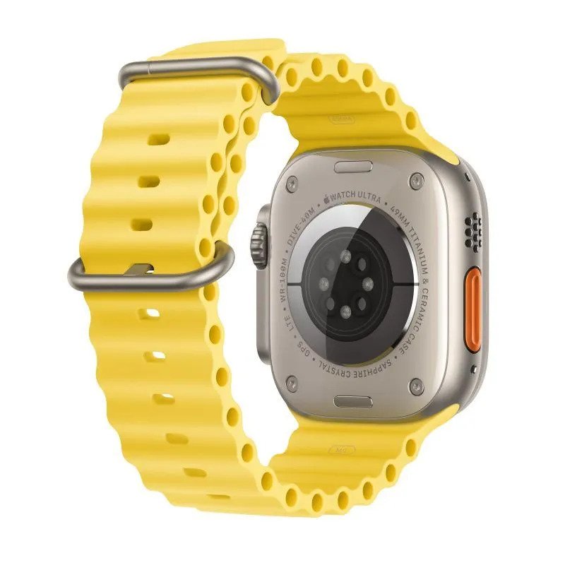 Умные часы Apple Watch 8 Ultra Titanium Case with Yellow ocean Band M/L (49mm, желтый)