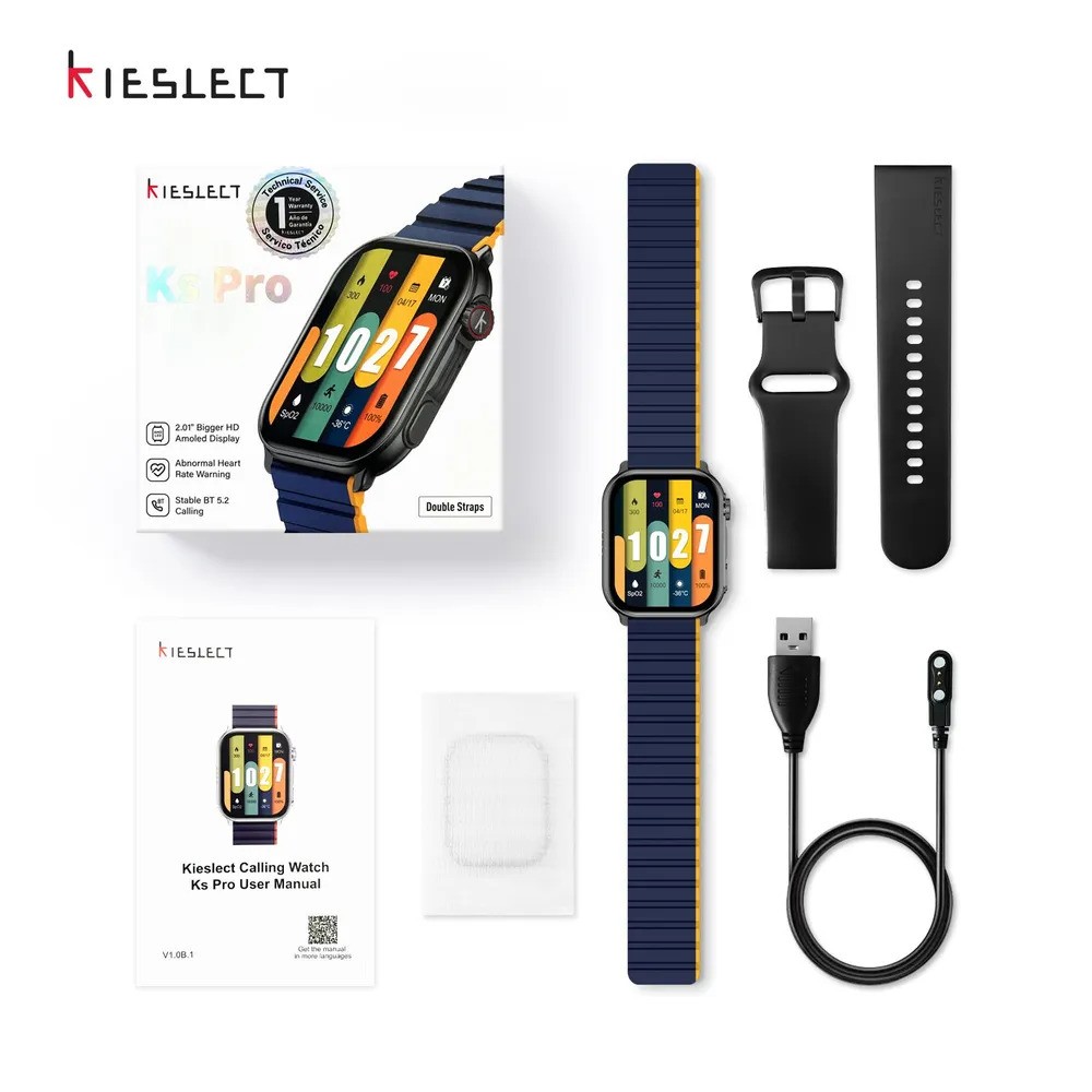 Умные часы Kieslect Calling Watch Ks Pro (черный)
