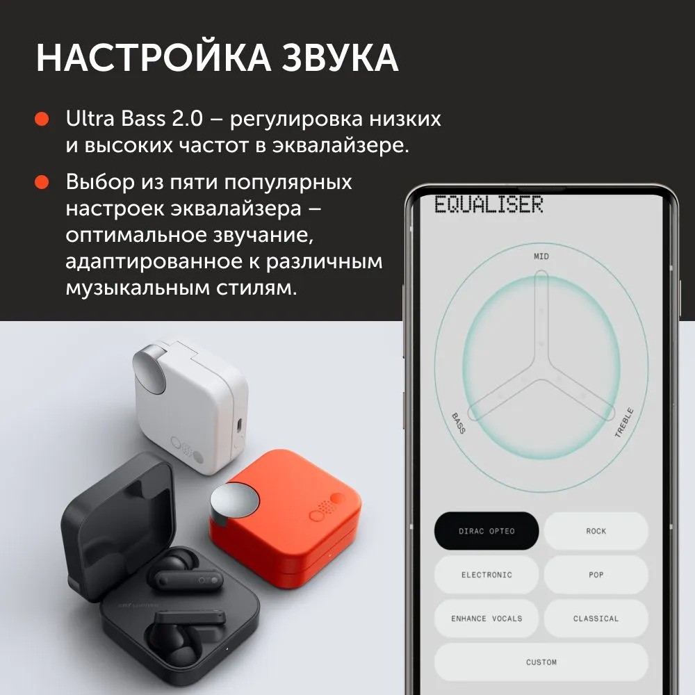 Беспроводные наушники CMF by Nothing Buds A (темно-серый)