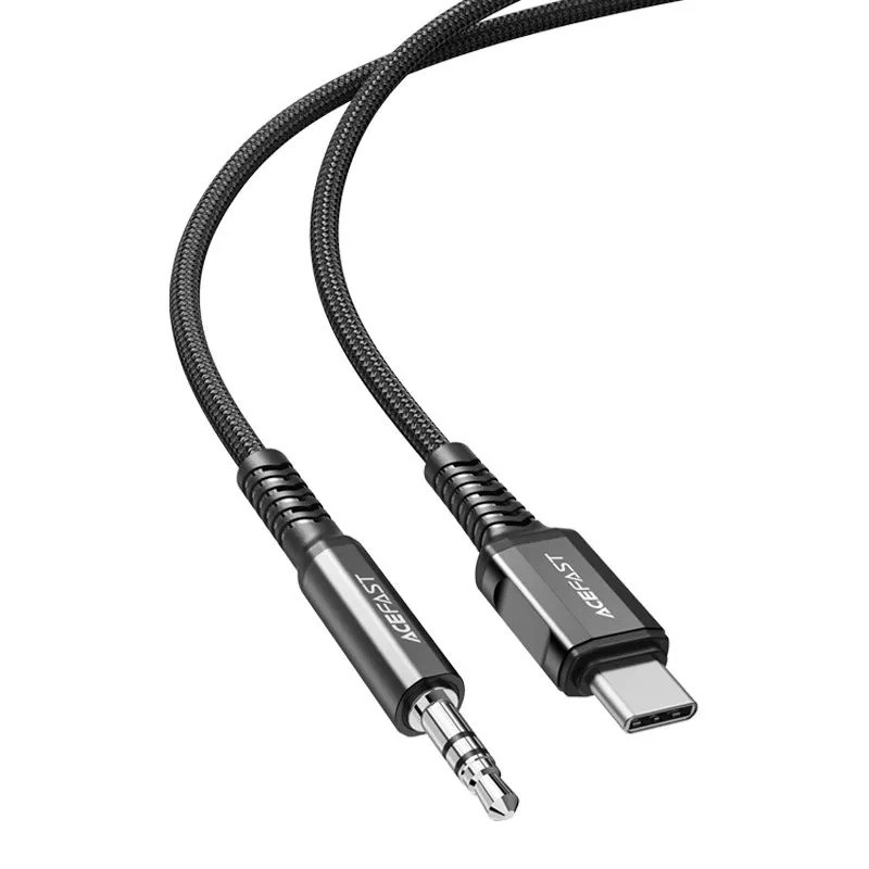 Аудиокабель ACEFAST C1-08 USB-C to 3.5mm (черный)