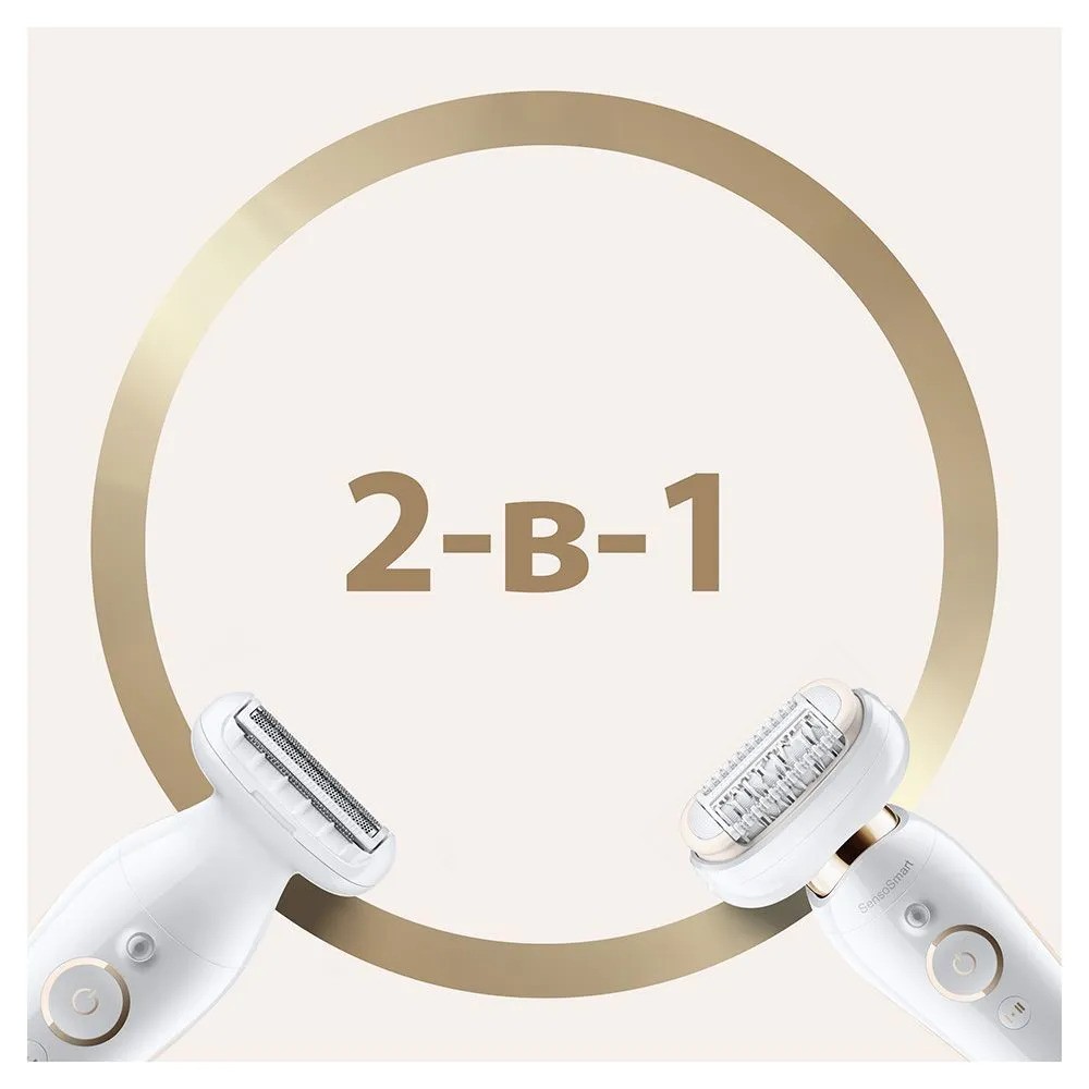Эпилятор Braun Silk-epil 9 Flex SES 9002 (белый/золотой)