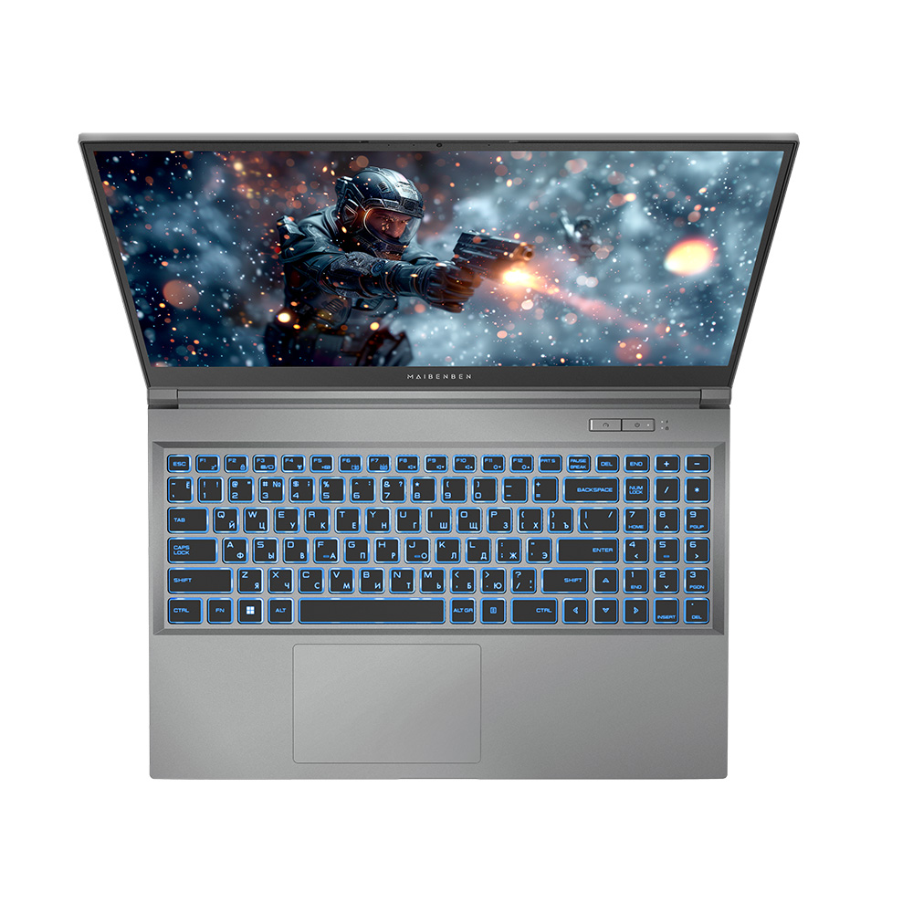 Ноутбук Maibenben X-Treme Typhoon X15A-R77435 (15,6'', серый)