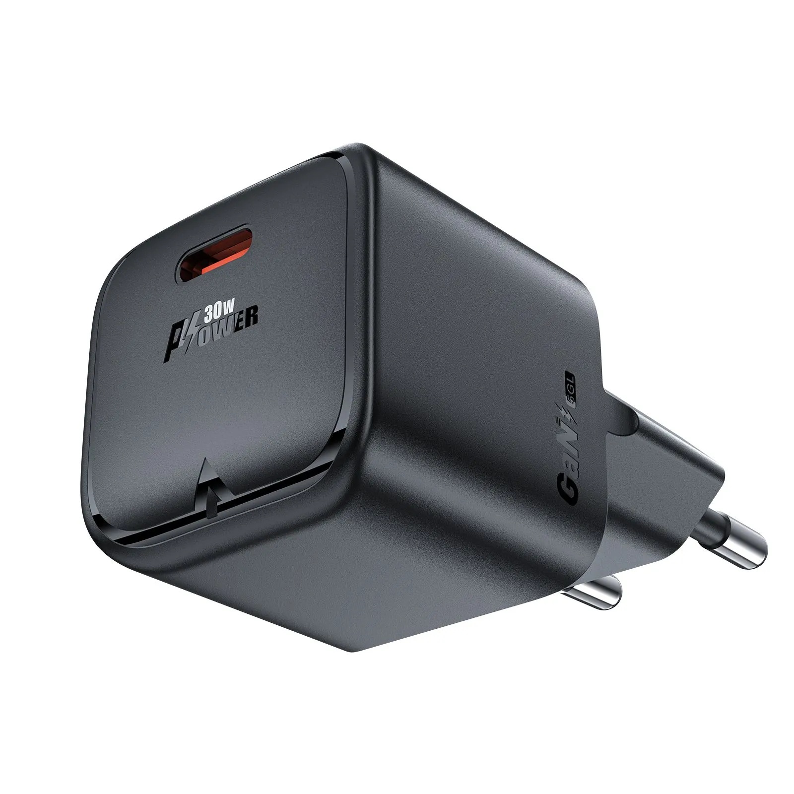 Зарядное устройство ACEFAST A77 mini PD30W GaN USB-C charger (EU, черный)