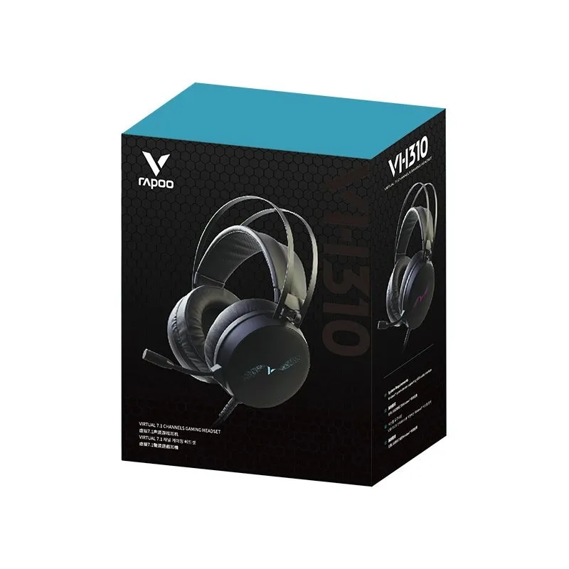 Проводная игровая гарнитура Rapoo VH310 (черный)