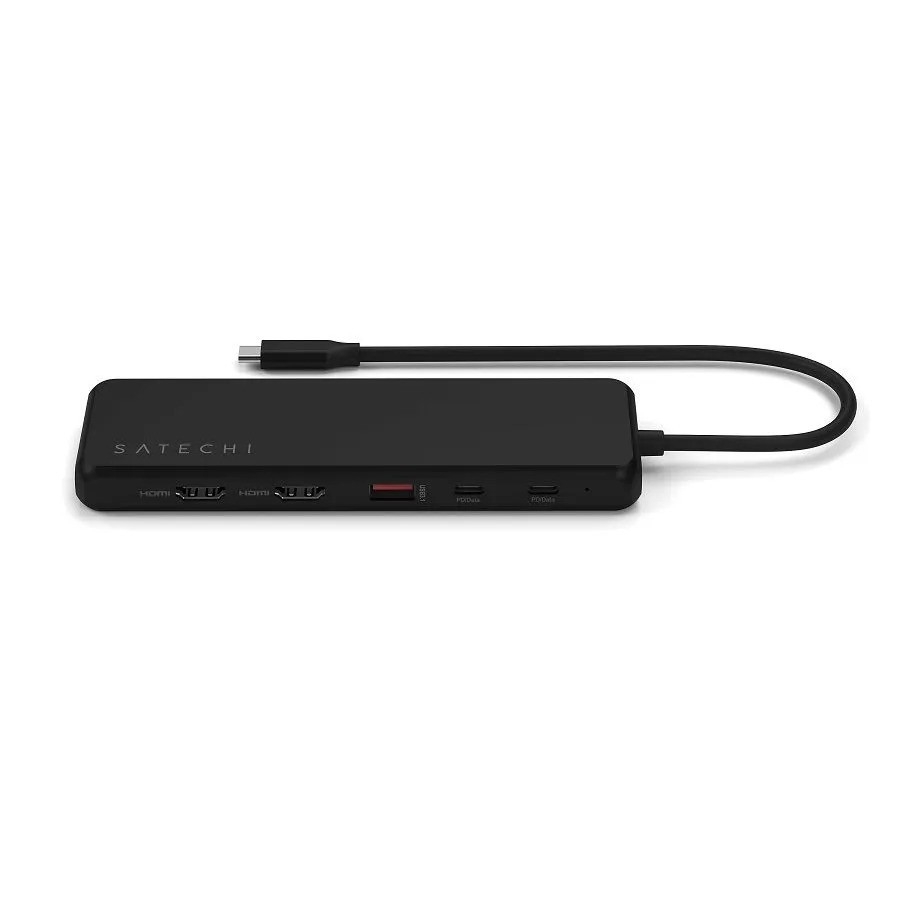 Адаптер Satechi 13-in-1 USB-C Triple Display Multiport Adapter (черный)