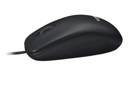 Мышь проводная Logitech M100 (черный)