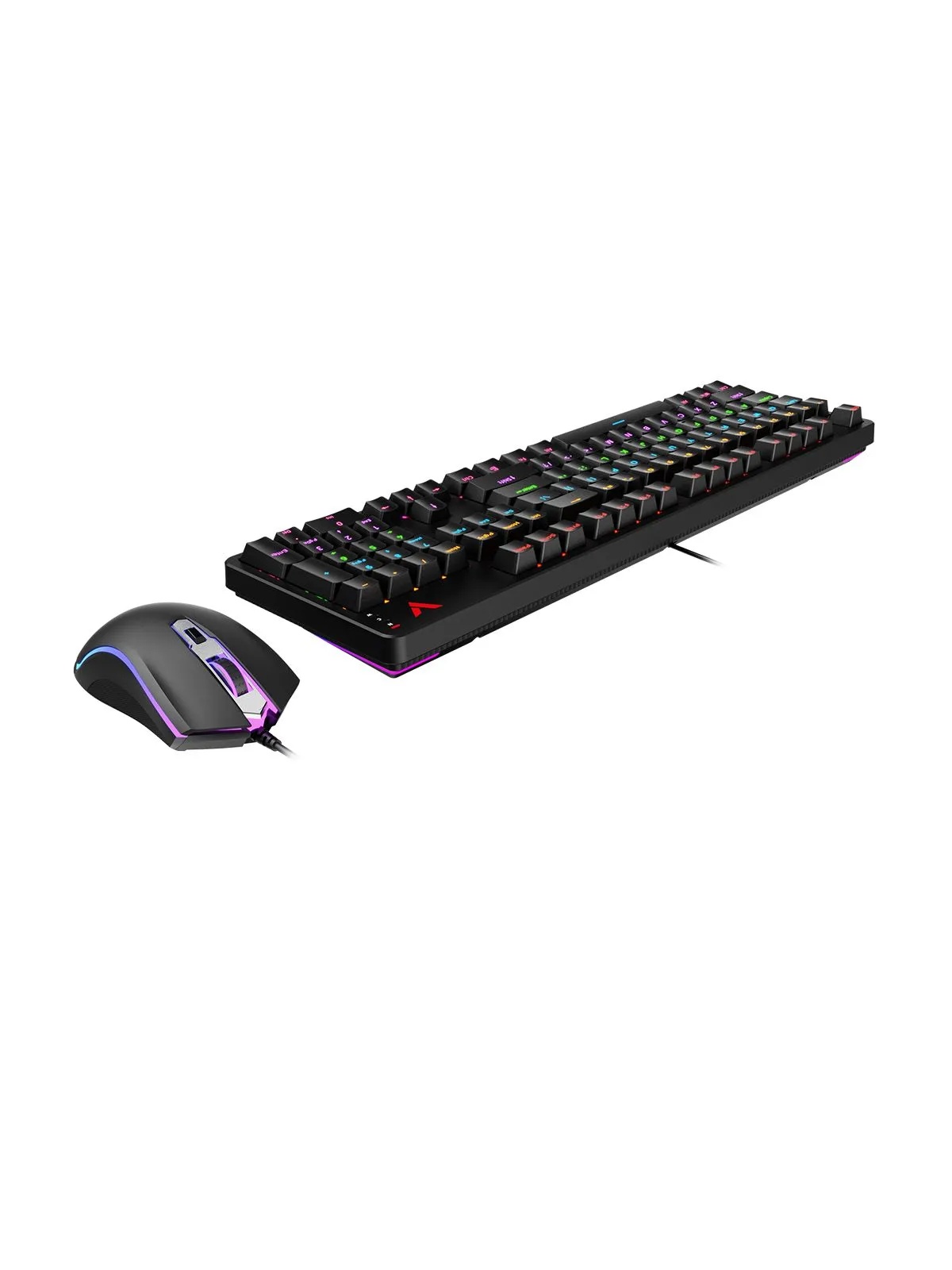 Игровой проводной механический комплект клавиатура+мышь Rapoo V185S (черный)