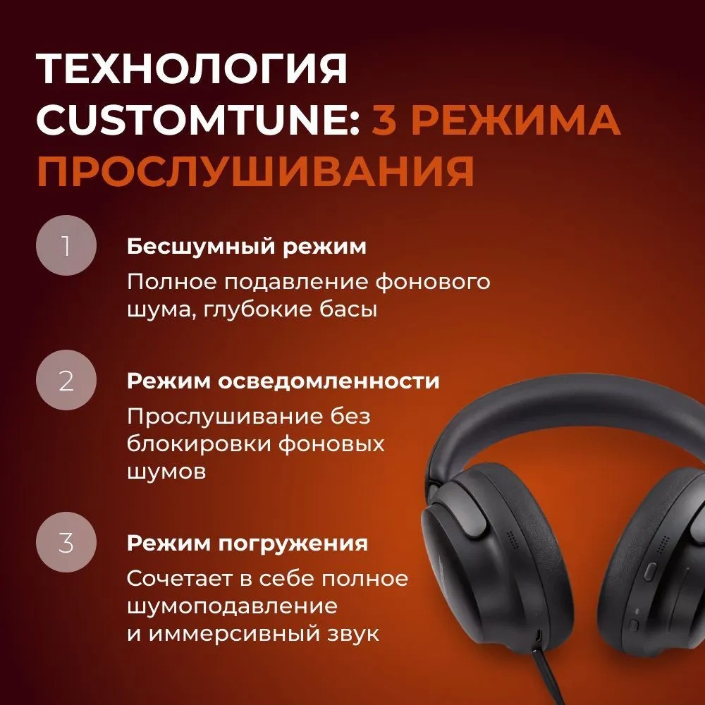 Беспроводные наушники Bose QuietComfort Ultra (черный)