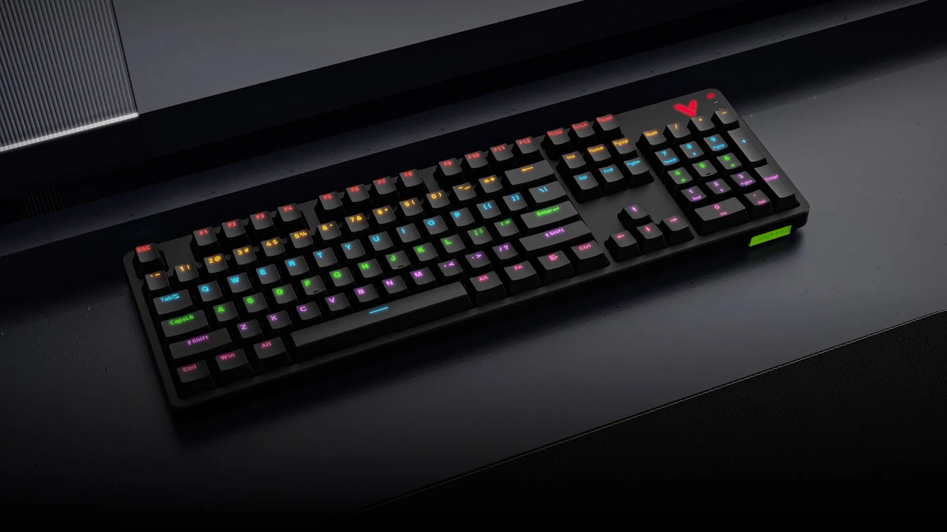 Игровой проводной механический комплект клавиатура+мышь Rapoo V185S (черный)