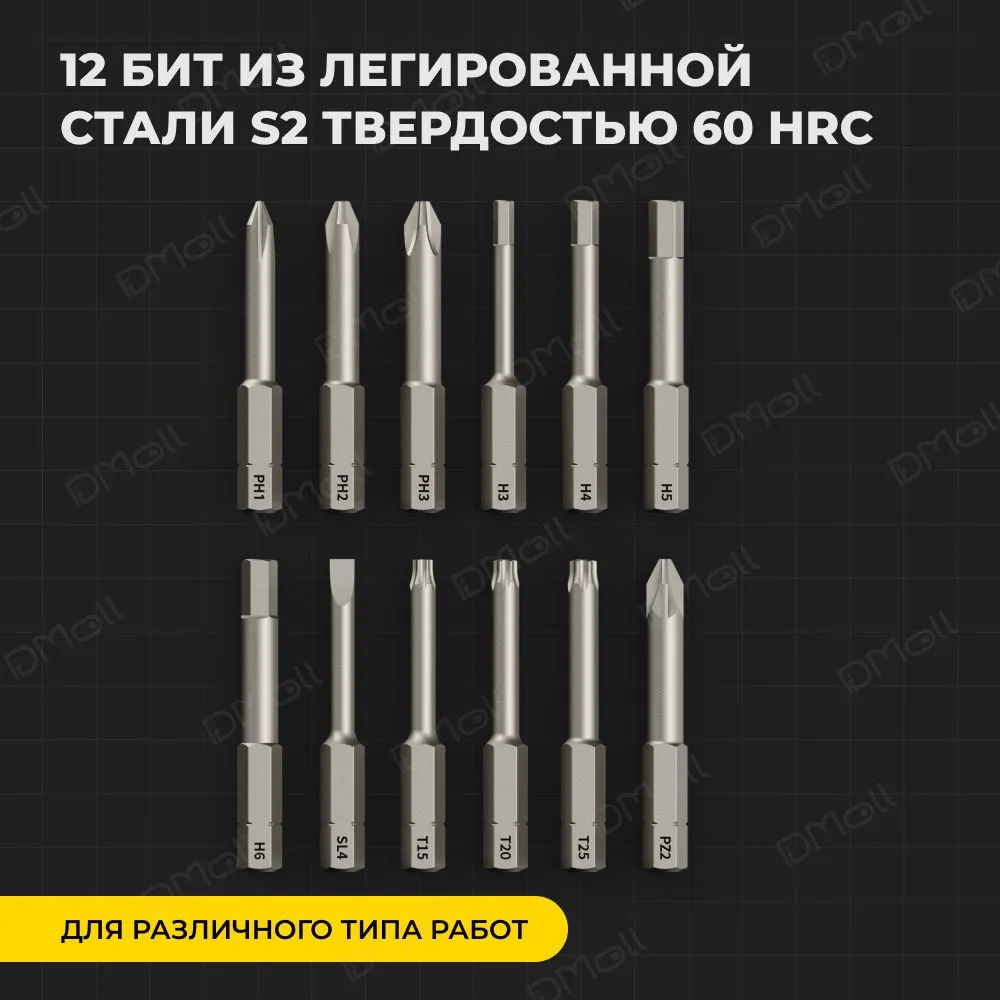 Аккумуляторная отвертка HOTO 3.6V Cordless Screwdriver (синий)