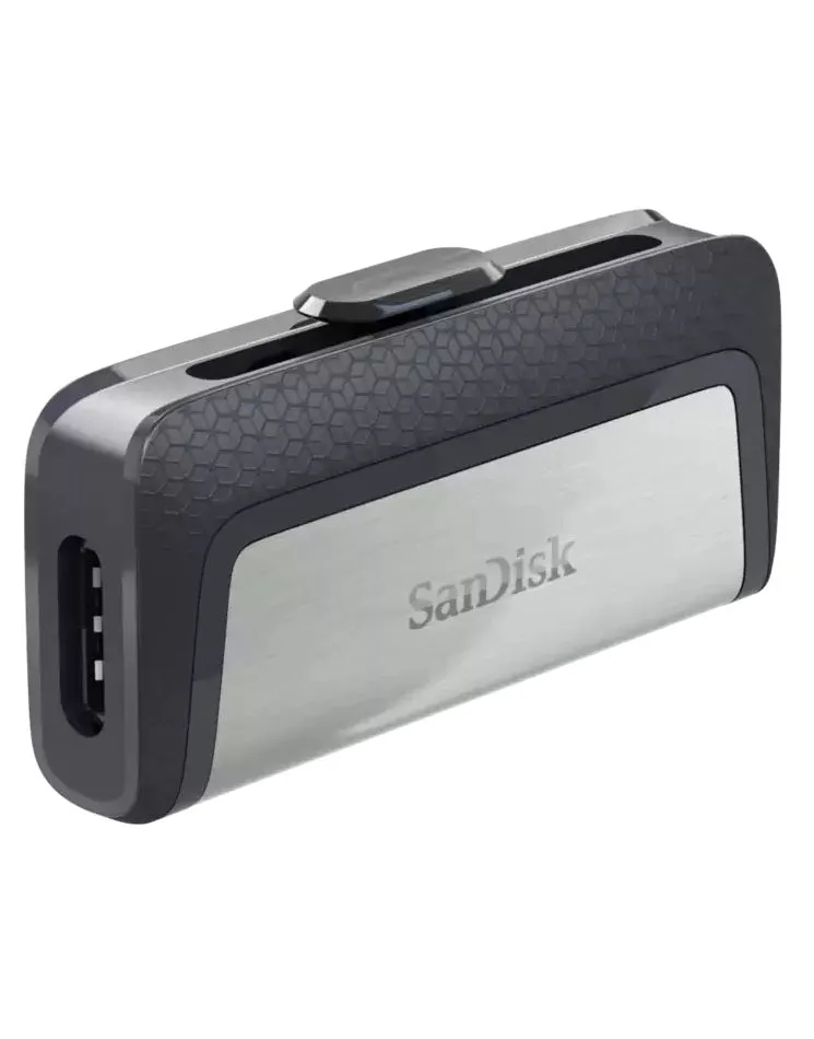 Флеш-накопитель SanDisk Ultra Dual Drive (256 ГБ, серебристый)