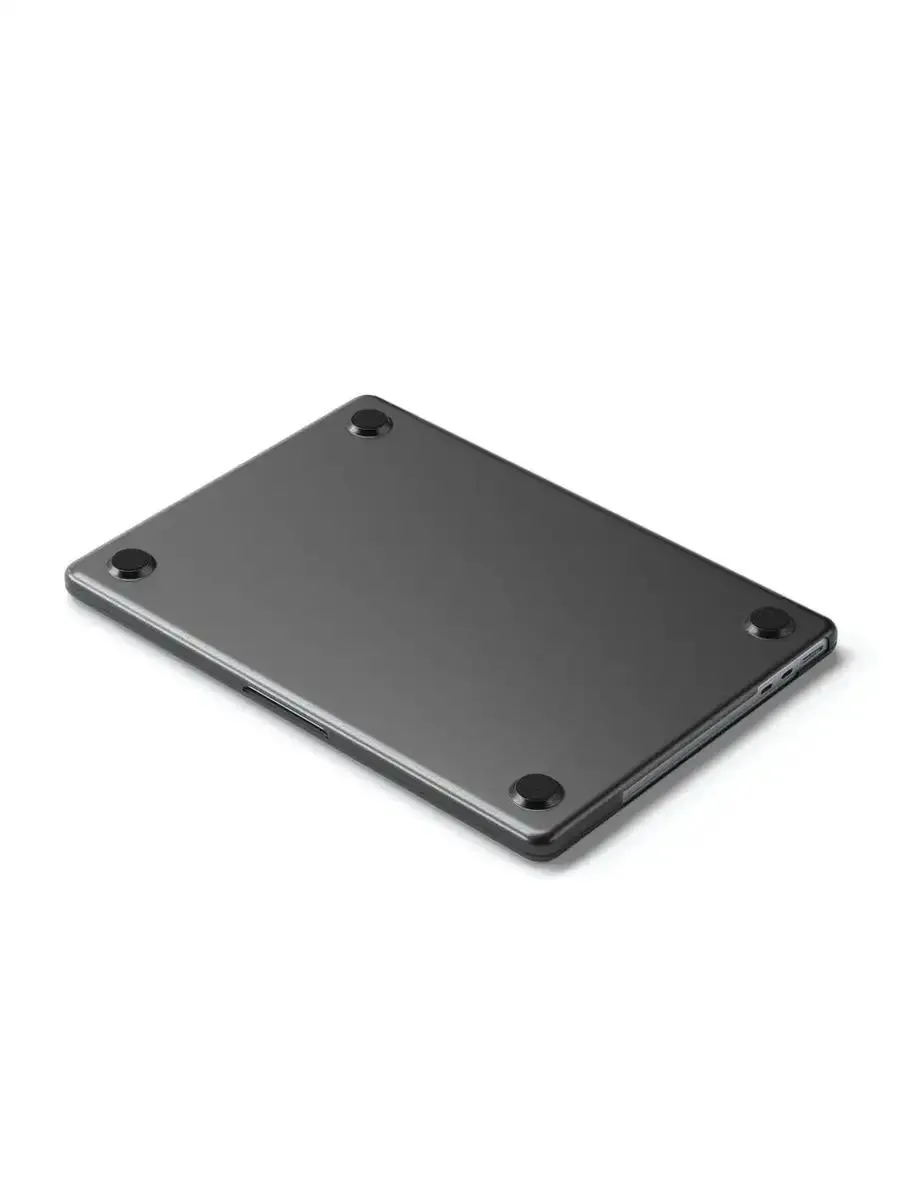 Чехол-накладка Satechi Eco-Hardshell Case For Macbook Air M2 (темный-прозрачный)