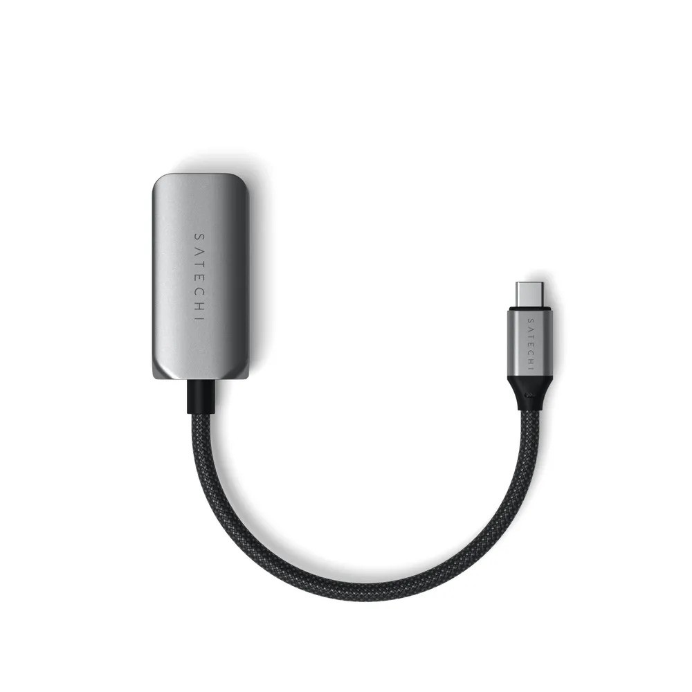 Адаптер Satechi USB-C 2.5 Gigabit Ethernet Adapter (серый)