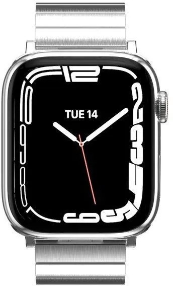 Ремешок для часов SwitchEasy MAW801034SV22 Maestro Stainless steel band (для Apple Watch 38/40/41mm, серебристый)