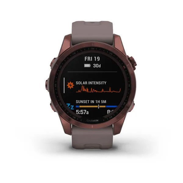 Спортивные часы Garmin Fenix 7S Saphire Solar (бронзовый)